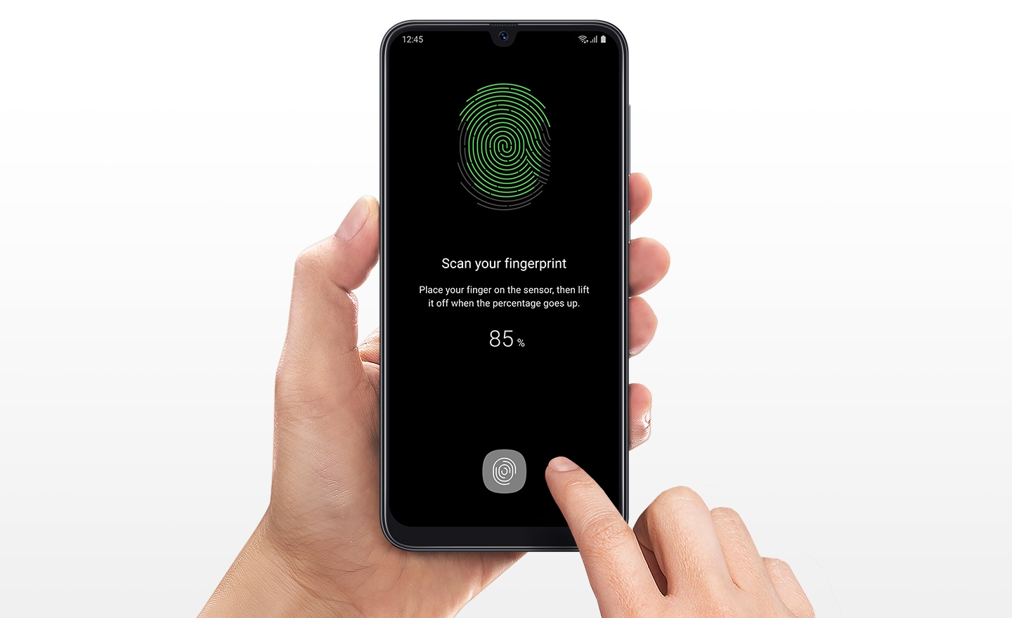 Обзор Samsung Galaxy A50_функциональная новинка 2019 года - сканер отпечатка под экраном
